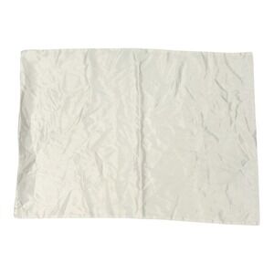 Blissy Queen Pillow Case 100% Mulberry Silk In White Covered Zipper 20 x 28.5"